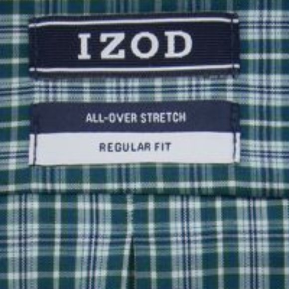IZOD Regular Fit Check Print Dress Shirt - Picture 5 of 5